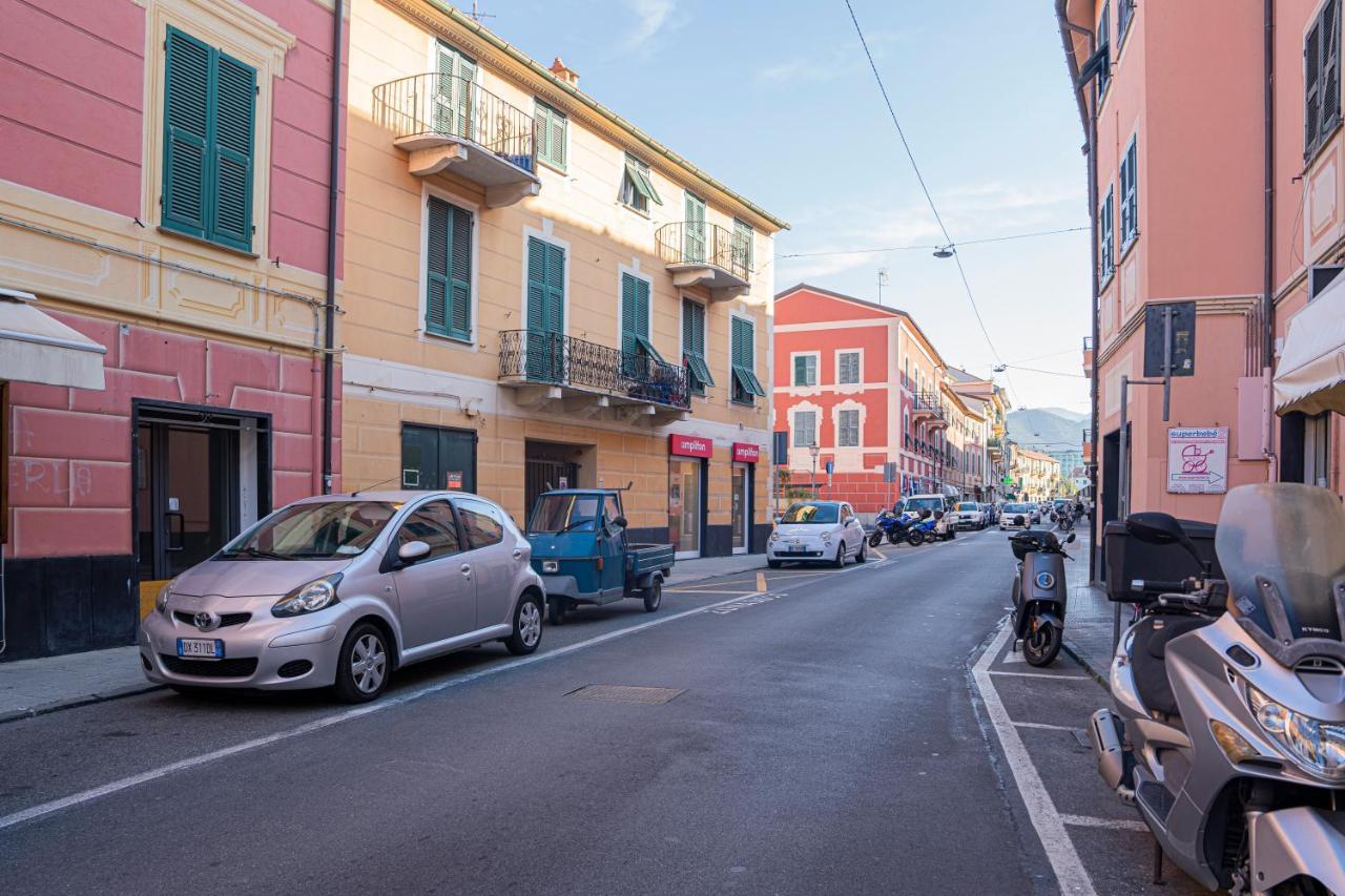 077 - Casa Fede In Centro, 500Metri Da Mare E Spiaggia 세스트리레반떼 외부 사진